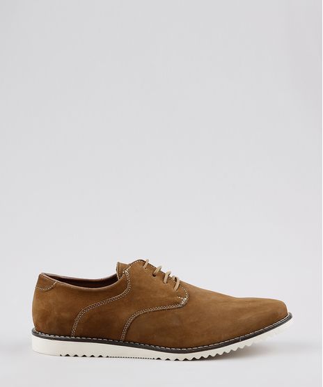 Sapato-Masculino-Oneself-em-Couro-com-Cadarco-Marrom-9673761-Marrom_1