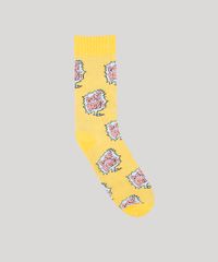 Meia-Masculina-Cano-Alto-Divertida-Estampada-de--Don-t-Panic--Mostarda-9559319-Mostarda_1
