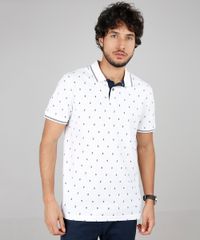 Polo-Masculina-Comfort-Estampada-Mini-Print-em-Piquet-Manga-Curta-Off-White-9602992-Off_White_1