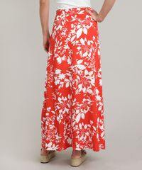 Saia-Feminina-Longa-Estampada-Floral-Vermelha-9548725-Vermelho_2