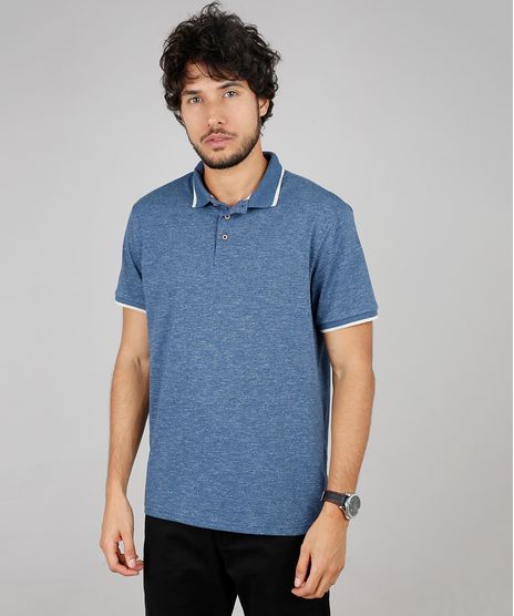 Polo-Masculina-Comfort-Flame-Manga-Curta-Azul-Escuro-9595983-Azul_Escuro_1