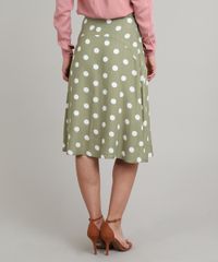Saia-Feminina-Midi-Estampada-de-Poa-com-Recorte-Verde-9617836-Verde_2