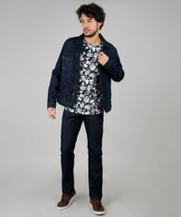 Camiseta-Masculina-Comfort-Fit-Estampada-Floral-Manga-Curta-Gola-Careca-Azul-Marinho-9607436-Azul_Marinho_3