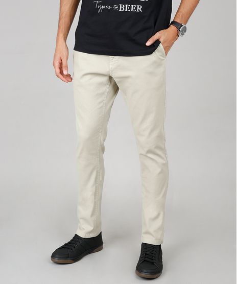 Calca-Masculina-Slim-Cargo-com-Cinto-Bege-Claro-9634419-Bege_Claro_1