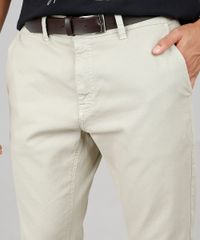 Calca-Masculina-Slim-Cargo-com-Cinto-Bege-Claro-9634419-Bege_Claro_2