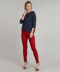 Blusa-Feminina-Ampla-Estampada-de-Poa-Manga-7-8-Decote-Redondo-Azul-Marinho-9628858-Azul_Marinho_3