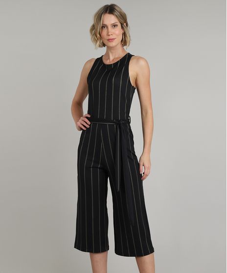 Macacao-Feminino-Pantacourt-Listrado-com-Faixa-para-Amarrar-Sem-Manga-Preto-9609546-Preto_1