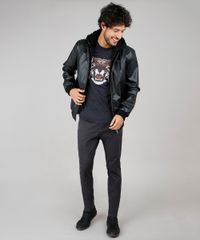 Camiseta-Masculina-Tigre-Manga-Curta-Gola-Careca-Cinza-Mescla-Escuro-9603049-Cinza_Mescla_Escuro_3