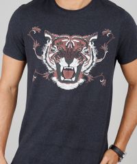 Camiseta-Masculina-Tigre-Manga-Curta-Gola-Careca-Cinza-Mescla-Escuro-9603049-Cinza_Mescla_Escuro_4