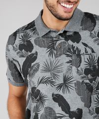 Polo-Masculina-Comfort-Fit-Estampada-Floral-Cinza-9595982-Cinza_4