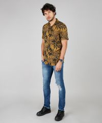 Calca-Jeans-Masculina-Skinny-com-Rasgos-Azul-Medio-9595651-Azul_Medio_3