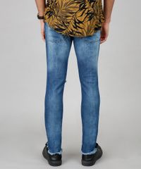 Calca-Jeans-Masculina-Skinny-com-Rasgos-Azul-Medio-9595651-Azul_Medio_4