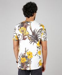 Camiseta-Masculina-Comfort-Fit-Estampada-Floral-Manga-Curta-Gola-Careca-Off-White-9607435-Off_White_2