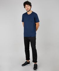 Camiseta-Masculina-Basica-com-Bolso-Manga-Curta-Gola-Careca-Azul-Marinho-9594430-Azul_Marinho_3
