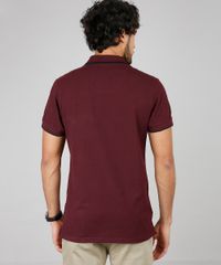Polo-Masculina-em-Piquet-com-Ziper-Manga-Curta-Vinho-9600933-Vinho_2