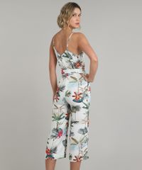 Macacao-Feminino-Pantacourt-Estampado-Tropical-com-Faixa-para-Amarrar-Alca-Fina-Off-White-9548721-Off_White_2