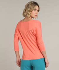 Blusa-Feminina-Ampla-Basica-Manga-7-8-Decote-Redondo-Coral-9509004-Coral_2