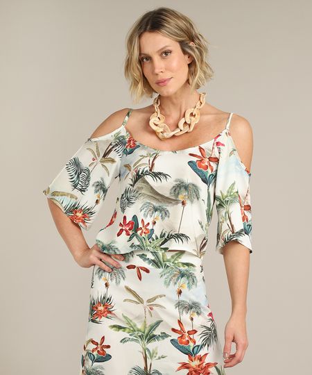 Blusa-Feminina-Open-Shoulder-Estampada-Tropical-Manga-3-4-Decote-Redondo-Off-White-9548724-Off_White_1