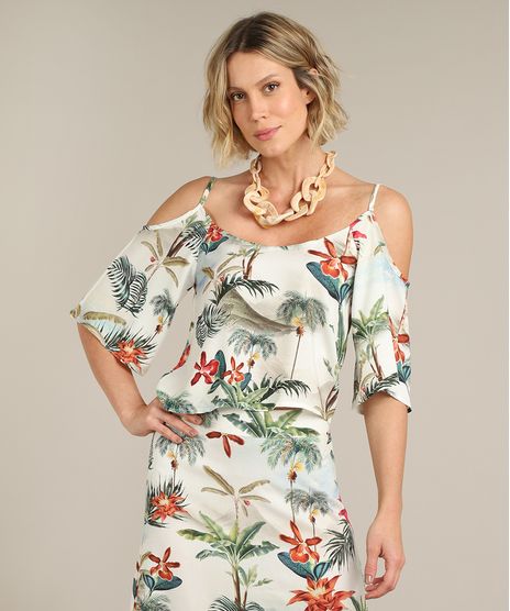 Blusa-Feminina-Open-Shoulder-Estampada-Tropical-Manga-3-4-Decote-Redondo-Off-White-9548724-Off_White_1