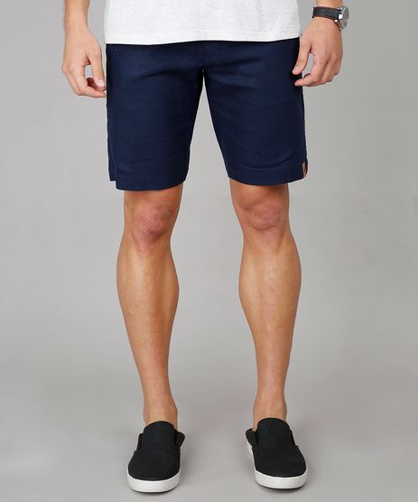 Bermuda-Masculina-Slim-Alfaiatada-em-Linho-Azul-Marinho-9674774-Azul_Marinho_1
