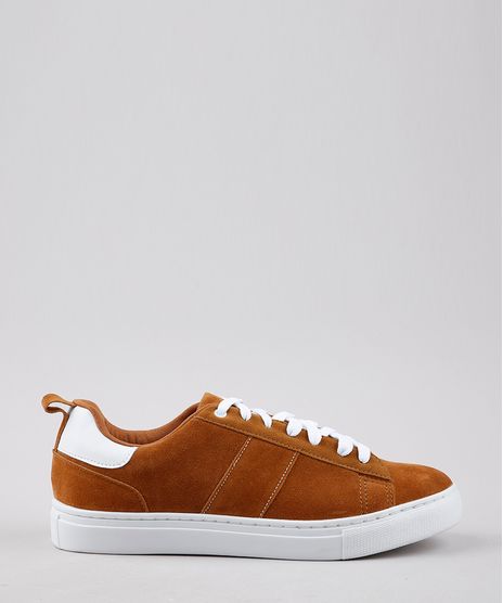 Tenis-Masculino-Oneself-com-Recortes-Caramelo-9668436-Caramelo_1