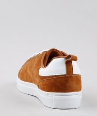 Tenis-Masculino-Oneself-com-Recortes-Caramelo-9668436-Caramelo_3