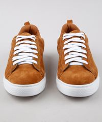Tenis-Masculino-Oneself-com-Recortes-Caramelo-9668436-Caramelo_4