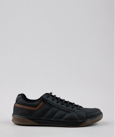 Sapatenis-Masculino-Oneself-com-Ziper-Preto-9668432-Preto_1