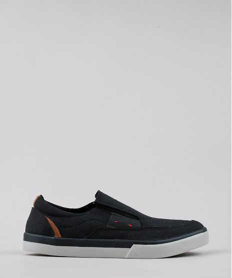 Tenis-Slip-On-Masculino-Oneself-com-Pespontos-Preto-9668425-Preto_1