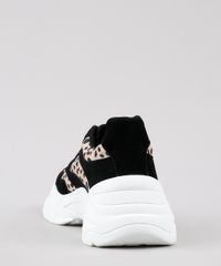 Tenis-Chunky-Feminino-Oneself-com-Recortes-Animal-Print-Preto-9662768-Preto_3