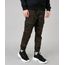Calca-Masculina-Jogger-Estampada-Camuflada-com-Bolsos-Verde-Militar-9600047-Verde_Militar_1