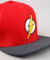 Bone-Infantil-Aba-Reta-The-Flash-com-Bordado-Vermelho-9639474-Vermelho_2