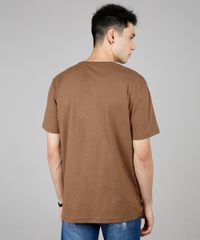 Camiseta-Masculina--American-Motorcycles--Manga-Curta-Gola-Careca-Marrom-9451871-Marrom_2