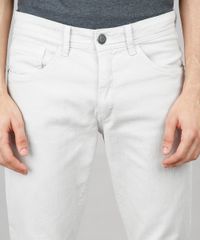 Calca-de-Sarja-Masculina-Slim-com-Bolsos-Cinza-Claro-9600045-Cinza_Claro_2