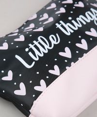 Necessaire-Feminina--Little-Things--Estampada-de-Coracoes-Preta-9643017-Preto_3
