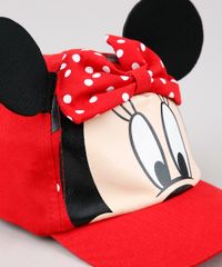 Bone-Infantil-Minnie-Aba-Curva-com-Orelhas-e-Laco-Vermelho-9639397-Vermelho_2