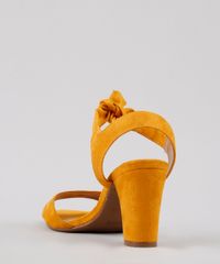Sandalia-Feminina-Vizzano-com-No-em-Suede--Mostarda-9669260-Mostarda_3