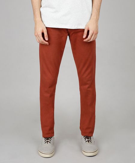 Calca-de-Sarja-Masculina-Slim-com-Bolsos-Cobre-9600045-Cobre_1 Calca-de-Sarja-Masculina-Slim-com-Bolsos-Cobre-9600045-Cobre_1