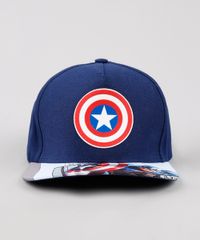 Bone-Infantil-Aba-Reta-Capitao-America-Azul-Marinho-9639473-Azul_Marinho_1