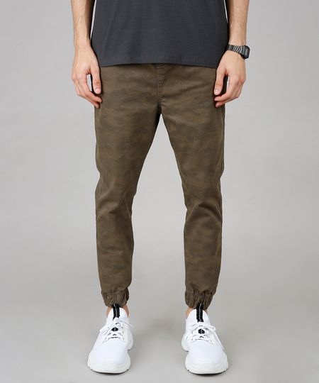 Calca-de-Sarja-Masculina-Jogger-Skinny-Estampada-Camuflada-Kaki-Escuro-9619705-Kaki_Escuro_1