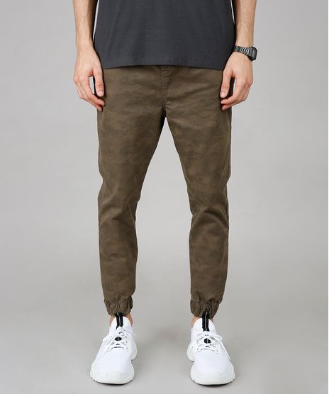 Calca-de-Sarja-Masculina-Jogger-Skinny-Estampada-Camuflada-Kaki-Escuro-9619705-Kaki_Escuro_1