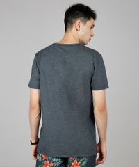 Camiseta-Masculina-com-Bolso-Estampado-de-Peixes-Manga-Curta-Gola-Careca-Cinza-Mescla-Escuro-9636216-Cinza_Mescla_Escuro_2