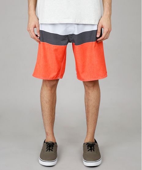 Bermuda-Surf-Masculina-com-Listras-e-Bolso-Cinza-Mescla-Claro-9618176-Cinza_Mescla_Claro_1