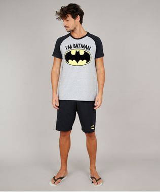 Pijama-Masculino-Tal-Pai-Tal-Filho-Batman-Raglan-Manga-Curta-Cinza-Mescla-9627108-Cinza_Mescla_1