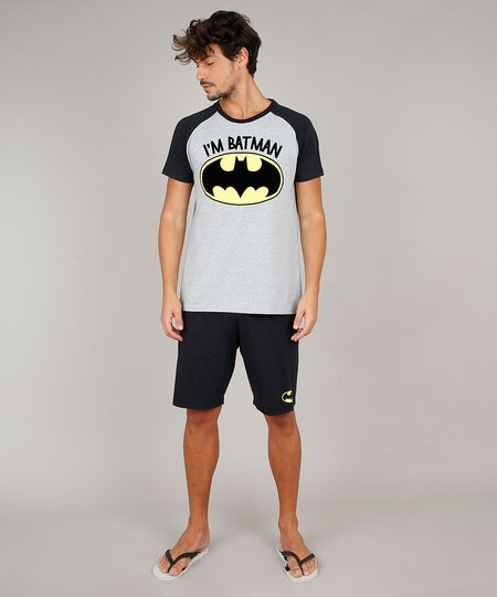 Pijama-Masculino-Tal-Pai-Tal-Filho-Batman-Raglan-Manga-Curta-Cinza-Mescla-9627108-Cinza_Mescla_1