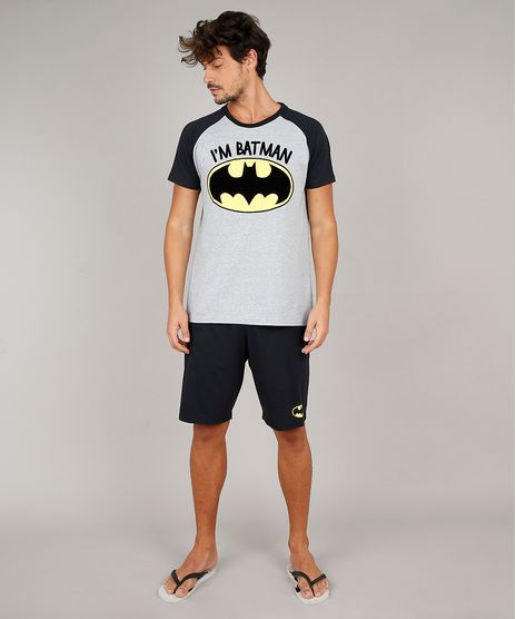 Pijama-Masculino-Tal-Pai-Tal-Filho-Batman-Raglan-Manga-Curta-Cinza-Mescla-9627108-Cinza_Mescla_1