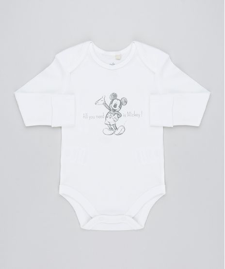 Body-Infantil-Mickey-com-Luva-Manga-Longa-Decote-Redondo-Off-White-9443411-Off_White_1