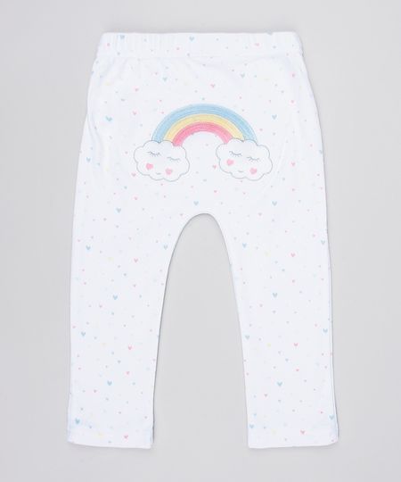 Calca-Infantil-Arco-Iris-Estampada-de-Coracoes-Branca-9445920-Branco_1