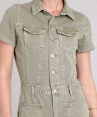 Macacao-de-Sarja-Feminino-com-Bolsos-Manga-Curta-Verde-Militar-9640568-Verde_Militar_4
