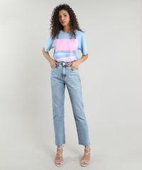 T-Shirt-Feminina-Mindset--Every-Moment--Manga-Curta-Decote-Redondo-Azul-Claro-9711627-Azul_Claro_3